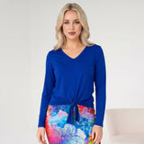 Harper Top Blue -  The Best Selling Harper top, with long sleeves!
