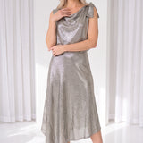 Thalia MAXI Dress Silver Shadow