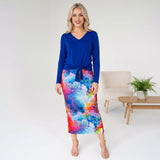 Harper Top Blue -  The Best Selling Harper top, with long sleeves!