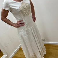Linen and Lace Dress