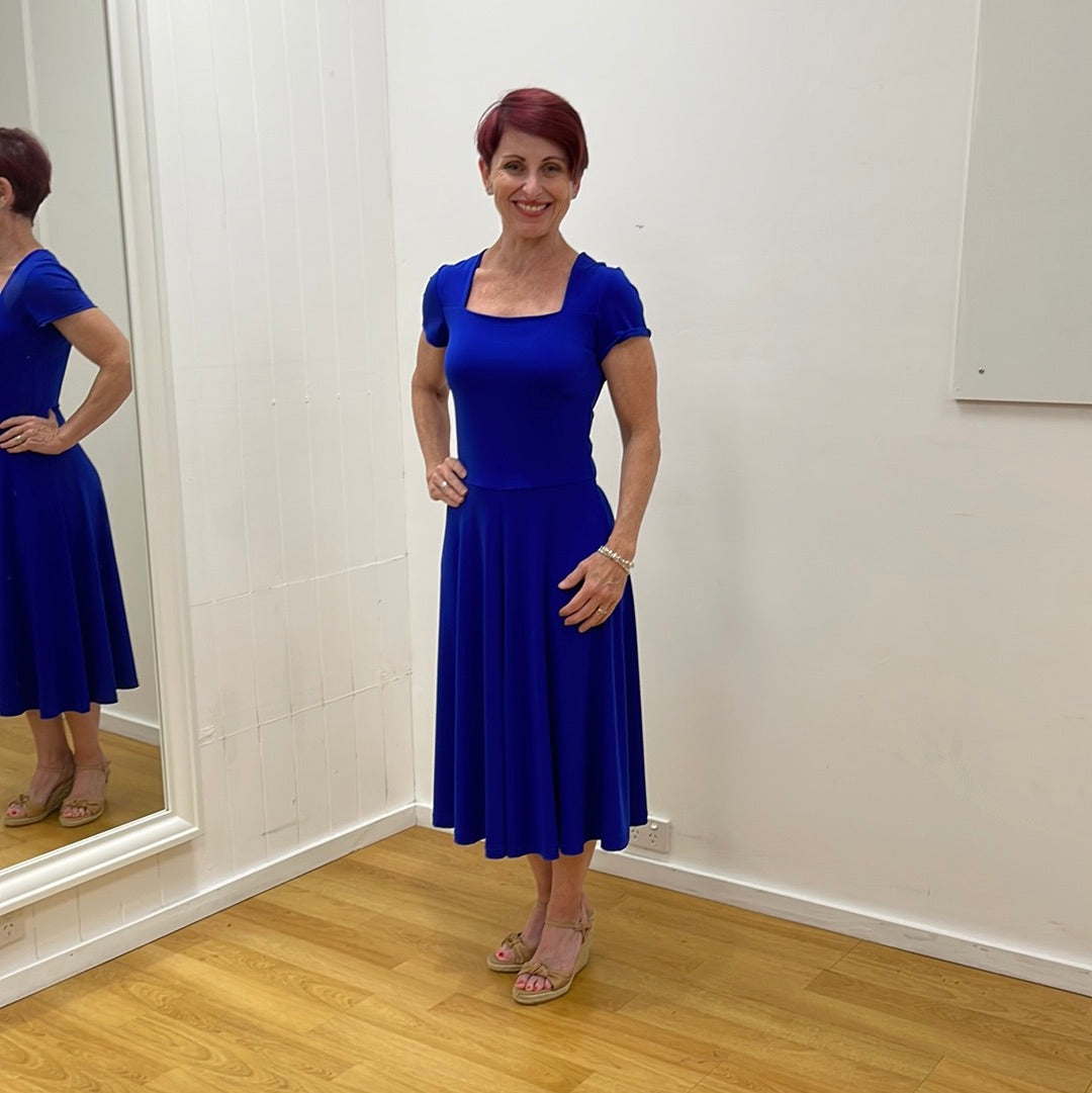 Cobalt blue hotsell a line dress